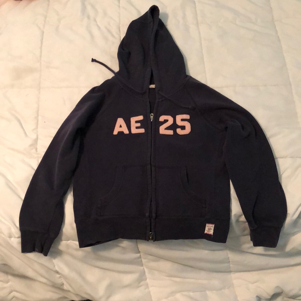 Navy Blue American Eagle Jacket, size large.